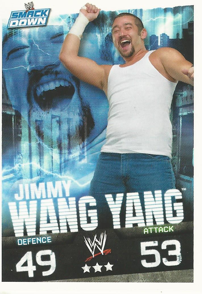 WWE Topps Slam Attax Evolution 2010 Trading Cards Jimmy Wang Yang No.105