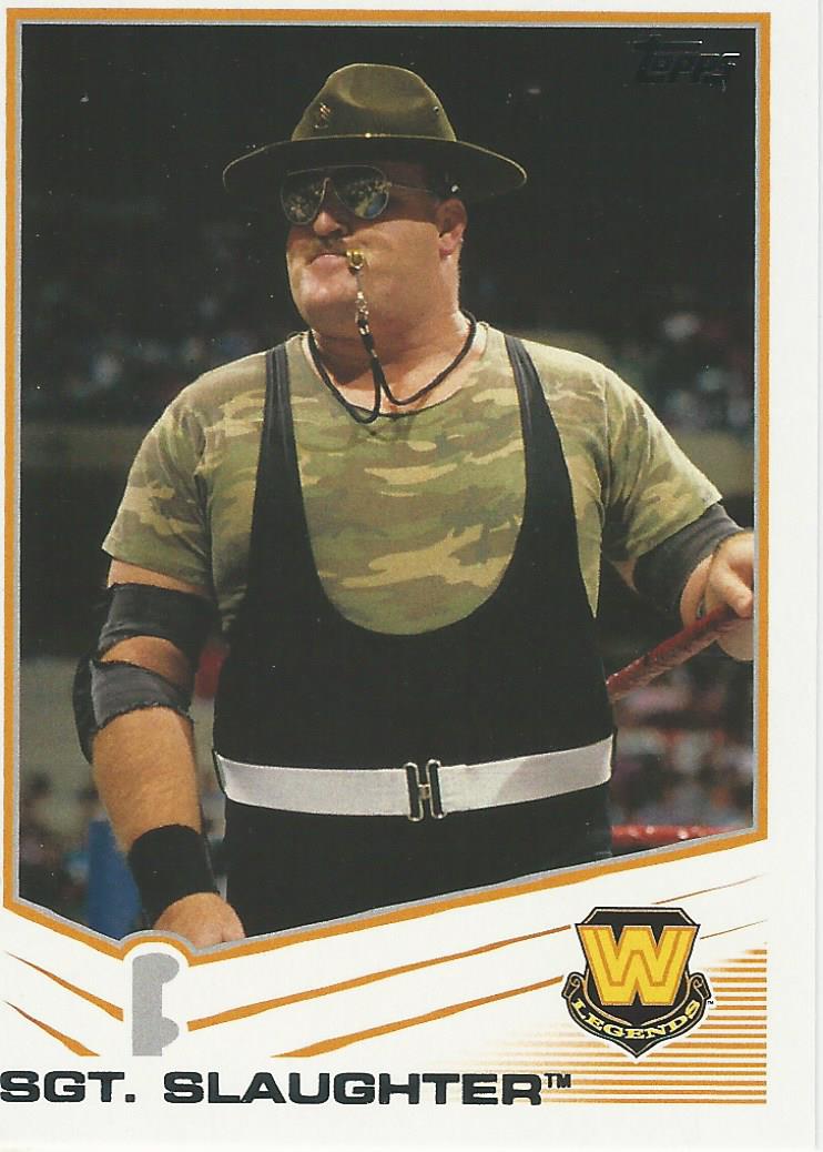 WWE Topps 2013 Trading Cards Sgt Slaughter No.105
