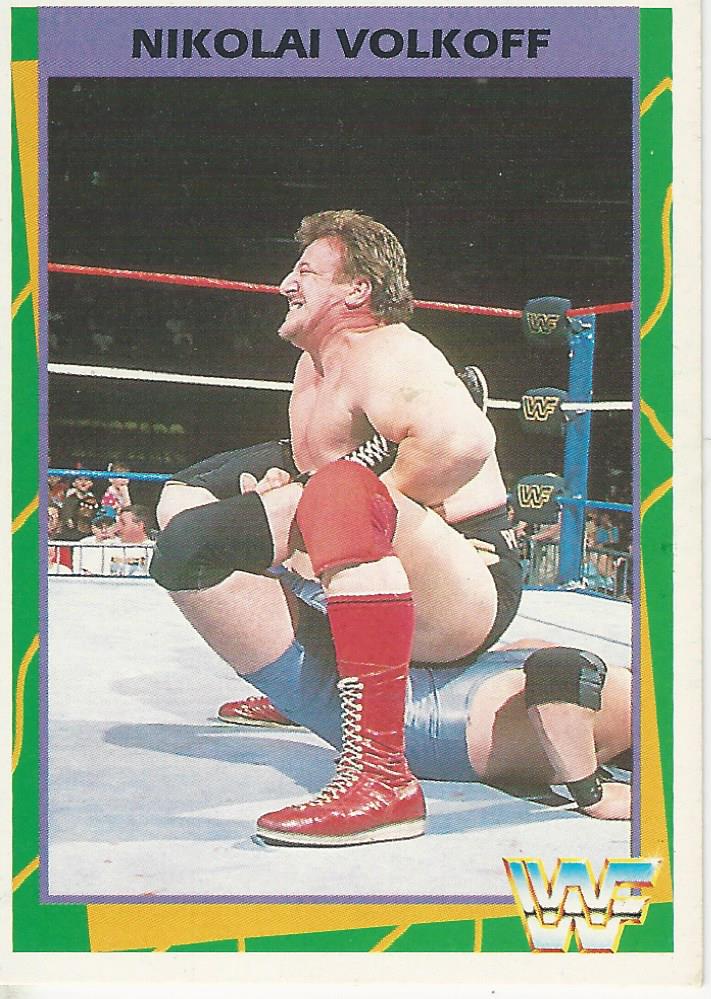 WWF Merlin Trading Card 1995 Nikolai Volkoff No.105
