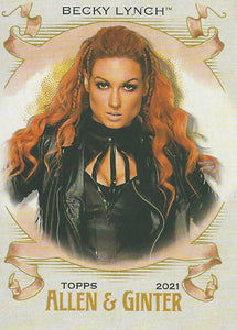 WWE Topps Heritage 2021 Trading Card Becky Lynch AG-5