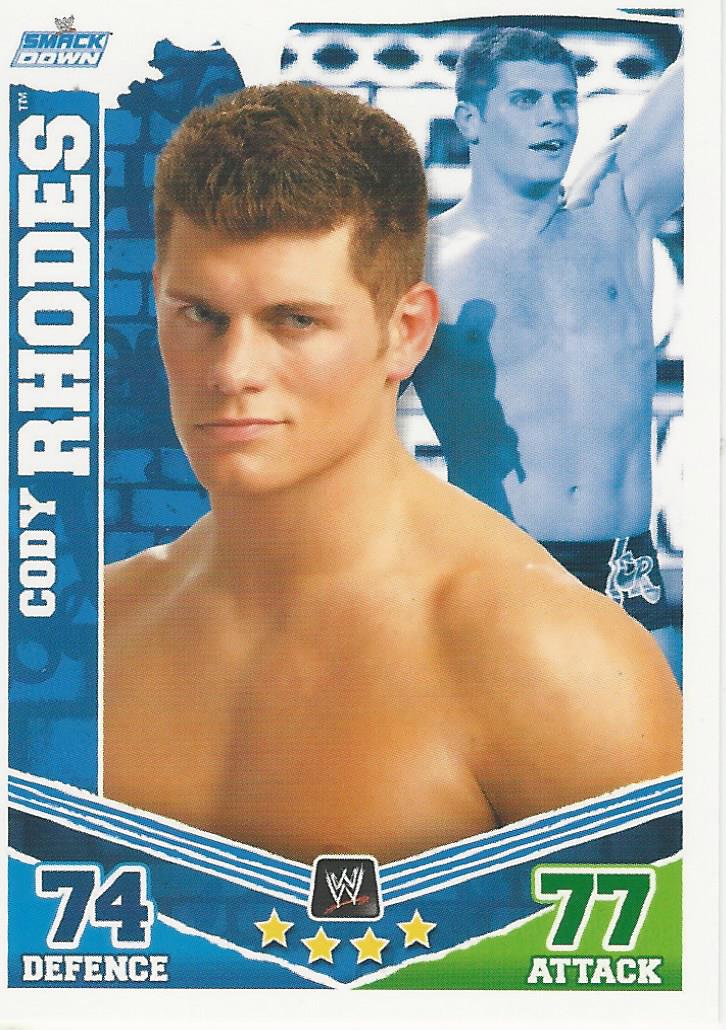 WWE Topps Slam Attax Mayhem 2010 Trading Card Cody Rhodes No.105