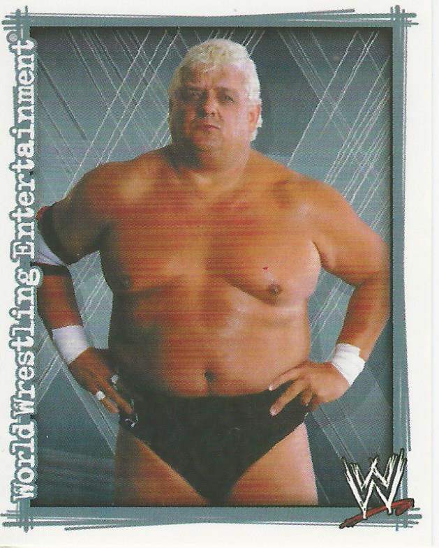 WWE Topps Superstars Uncovered 2007 Sticker Collection Dusty Rhodes No.105