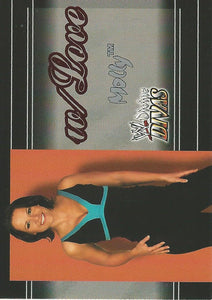 WWE Fleer Divine Divas Trading Card 2003 With Love Molly Holly No.7 of 16