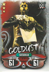 WWE Topps Slam Attax Live 2018 Trading Card Goldust No.106