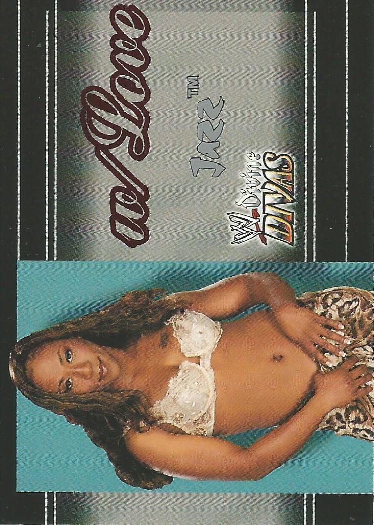 WWE Fleer Divine Divas Trading Card 2003 With Love Jazz No.8 of 16