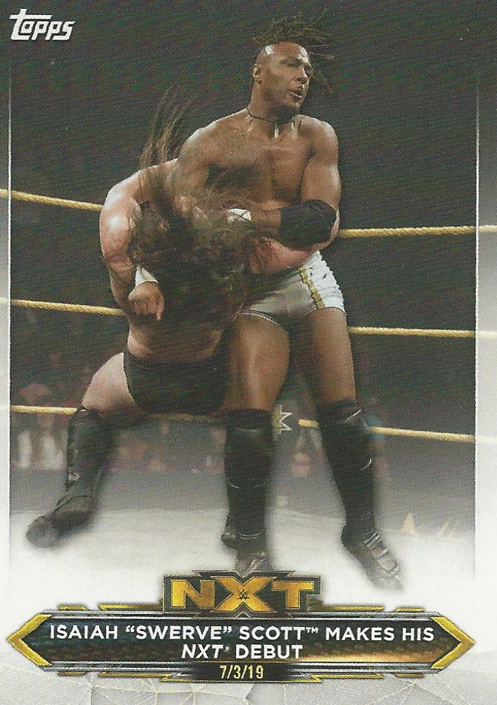 WWE Topps NXT 2020 Trading Cards Isaiah 