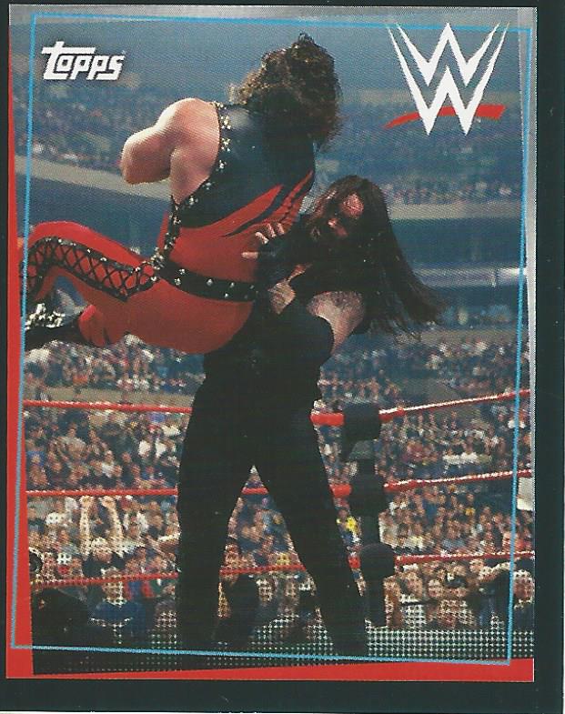 WWE Topps Road to Wrestlemania Stickers 2021 Undertaker No.106