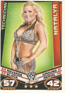 WWE Topps Slam Attax Rebellion 2012 Trading Card Natalya No.106