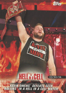 WWE Topps Road to Wrestlemania 2018 Trading Cards Kevin Owens No.6