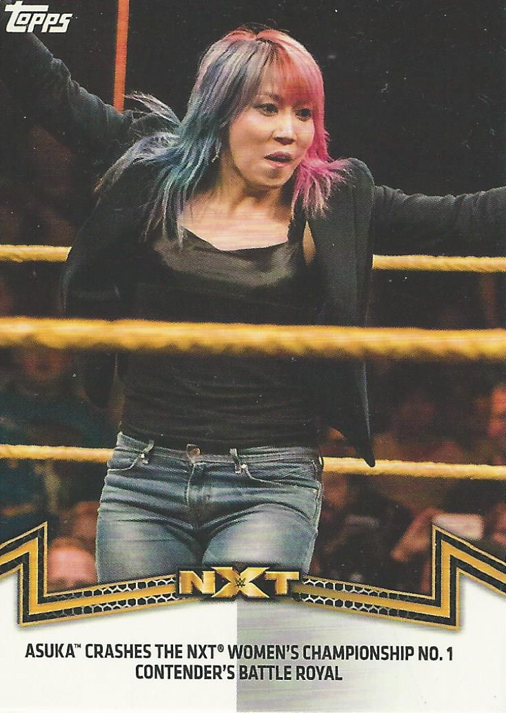 WWE Topps Women Division 2018 Trading Cards Asuka NXT-6