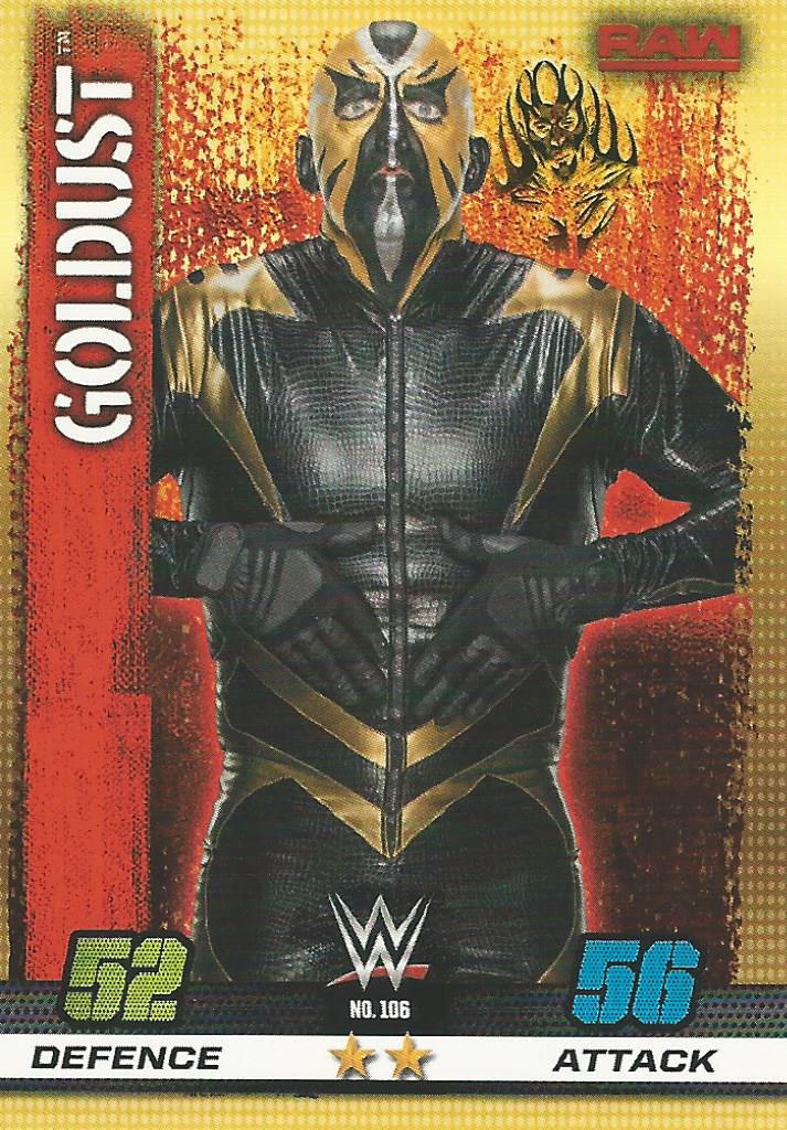 WWE Topps Slam Attax 10th Edition Trading Card 2017 Goldust No.106