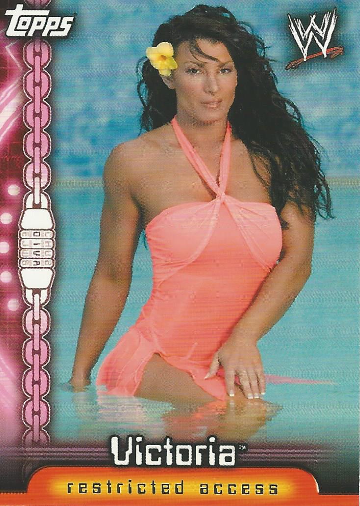 WWE Topps Insider 2006 Trading Card Victoria D12