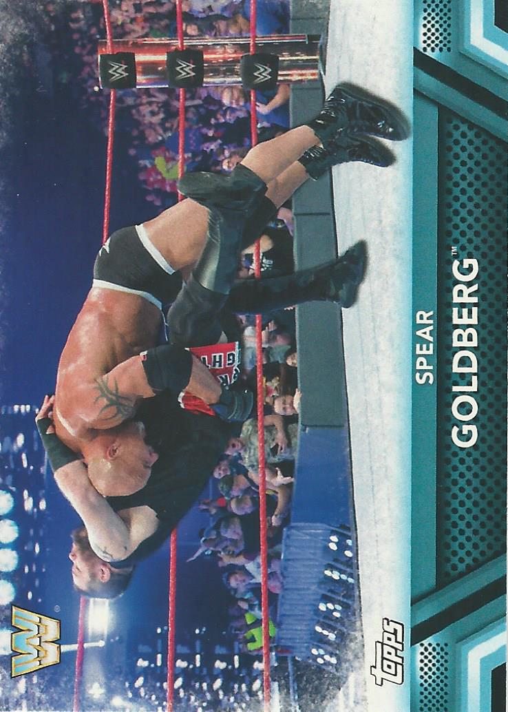 WWE Topps Then Now Forever 2017 Trading Card Goldberg No.F6