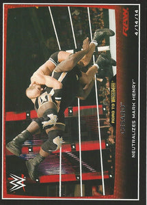 WWE Topps Road to Wrestlemania 2015 Trading Cards Cesaro No.6