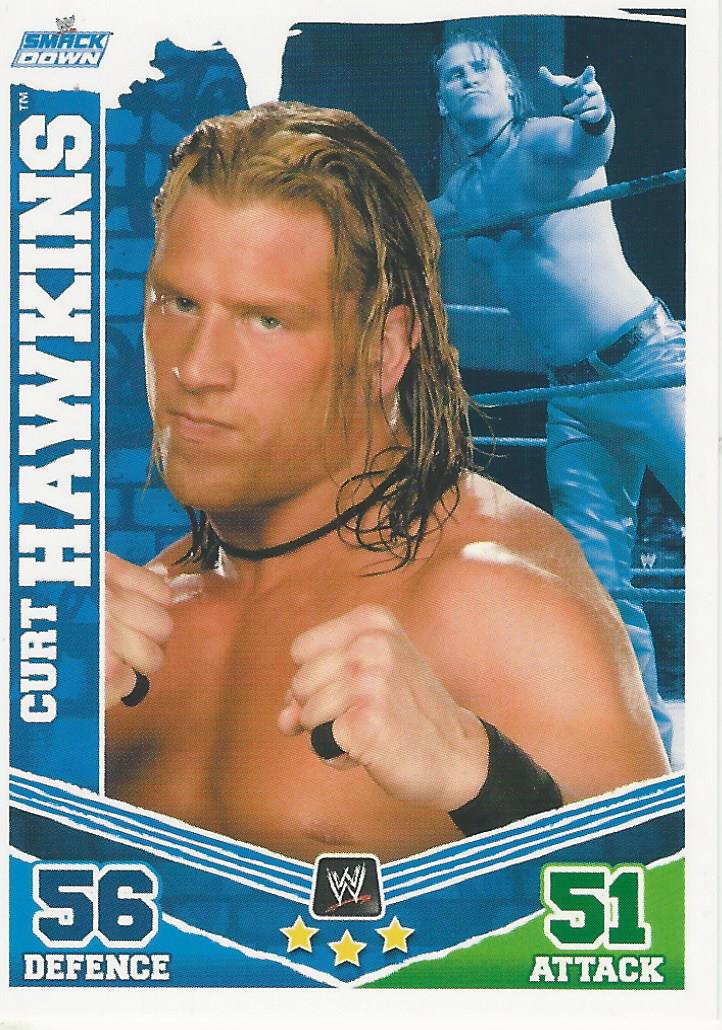 WWE Topps Slam Attax Mayhem 2010 Trading Card Curt Hawkins No.106