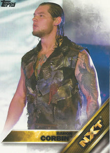 WWE Topps 2016 Trading Cards Baron Corbin No.6