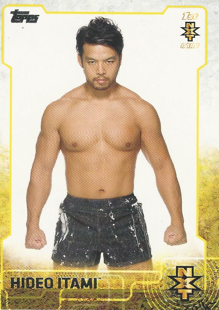 WWE Topps 2015 Trading Card Hideo Itami NXT No.6