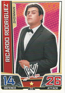 WWE Slam Attax Superstars 2013 Trading Card Ricardo Rodriguez No.106