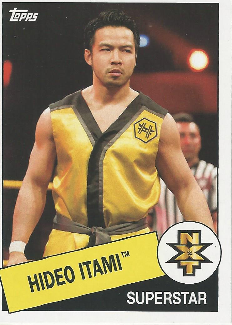 WWE Topps Heritage 2015 Trading Card Hideo Itami No.106