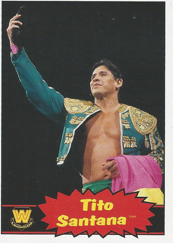 WWE Topps Heritage 2012 Trading Cards Tito Santana No.106