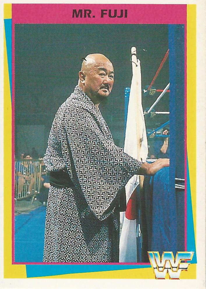WWF Merlin Trading Card 1995 Mr Fuji No.106