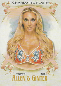 WWE Topps Heritage 2021 Trading Card Charlotte Flair AG-7