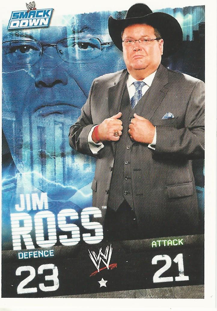WWE Topps Slam Attax Evolution 2010 Trading Cards Jim Ross No.107
