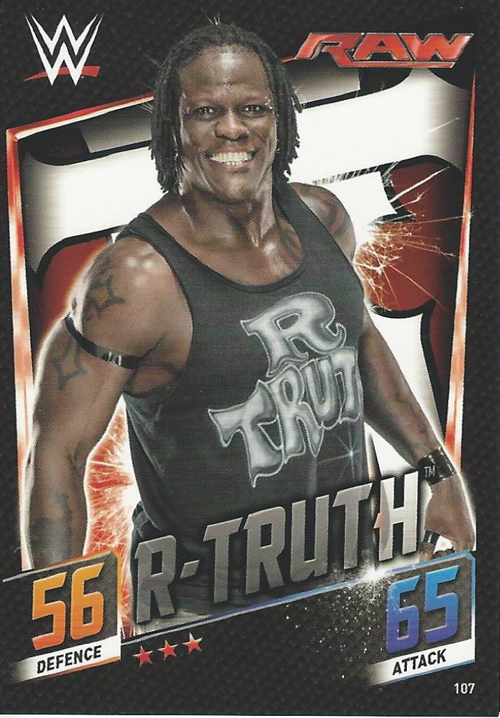 WWE Topps Slam Attax 2015 Then Now Forever Trading Card R-Truth No.107