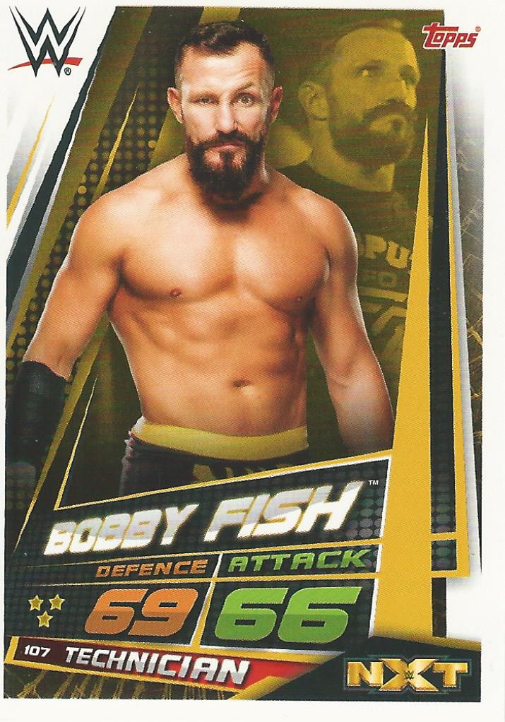 WWE Topps Slam Attax Universe 2019 Trading Card Bobby Fish No.107