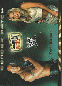 WWE Fleer Royal Rumble 2002 Trading Cards The Rock and Trish Stratus GM7