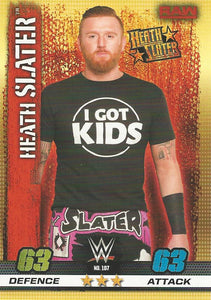 WWE Topps Slam Attax 10th Edition Trading Card 2017 Heath Slater No.107