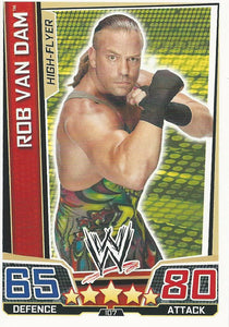 WWE Slam Attax Superstars 2013 Trading Card Rob Van Dam No.107