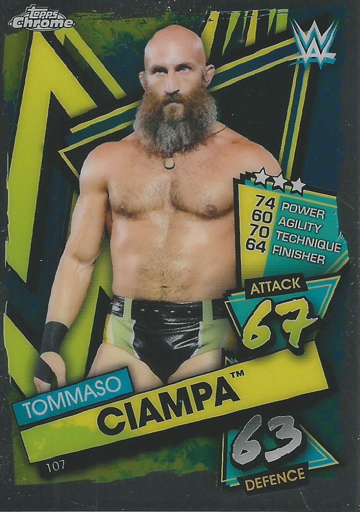 WWE Topps Slam Attax Chrome 2021 Trading Cards Tommaso Ciampa No.107