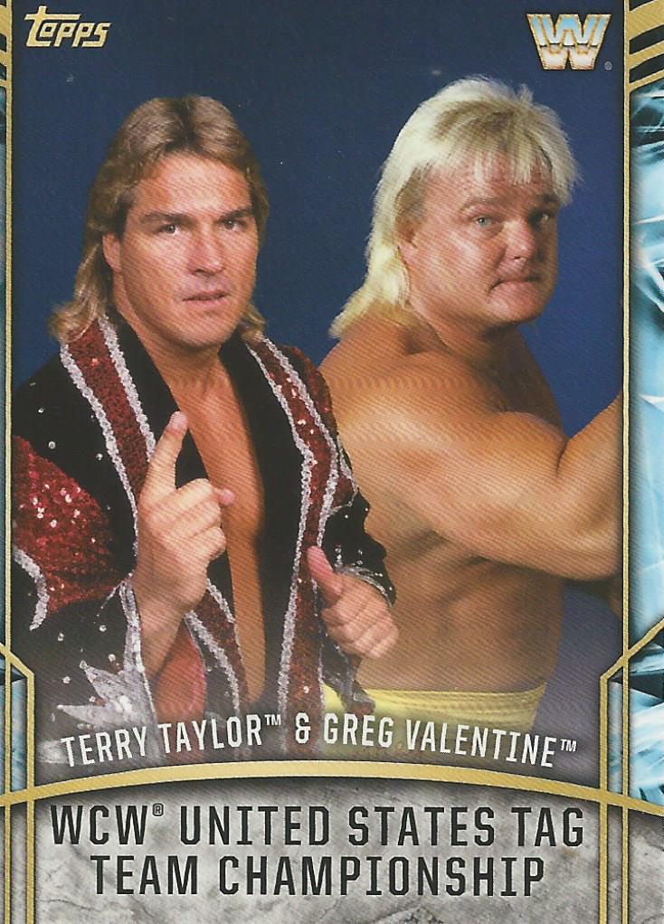 WWE Topps Legends 2017 Trading Card Terry Taylor and Greg Valentine RC-7