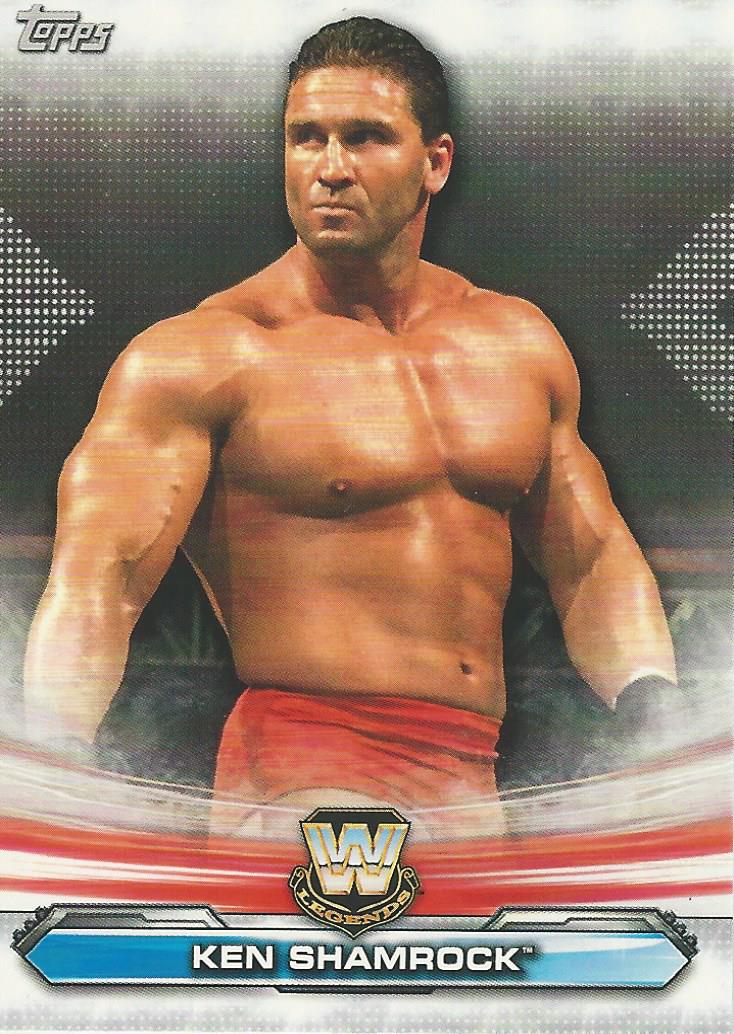 WWE Topps Raw 2019 Trading Card Ken Shamrock LR-7