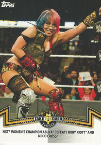 WWE Topps Women Division 2018 Trading Cards Asuka NXT-7