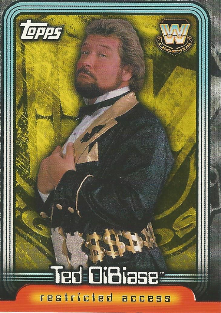 WWE Topps Insider 2006 Trading Card Million Dollar Man Ted Dibiase L1