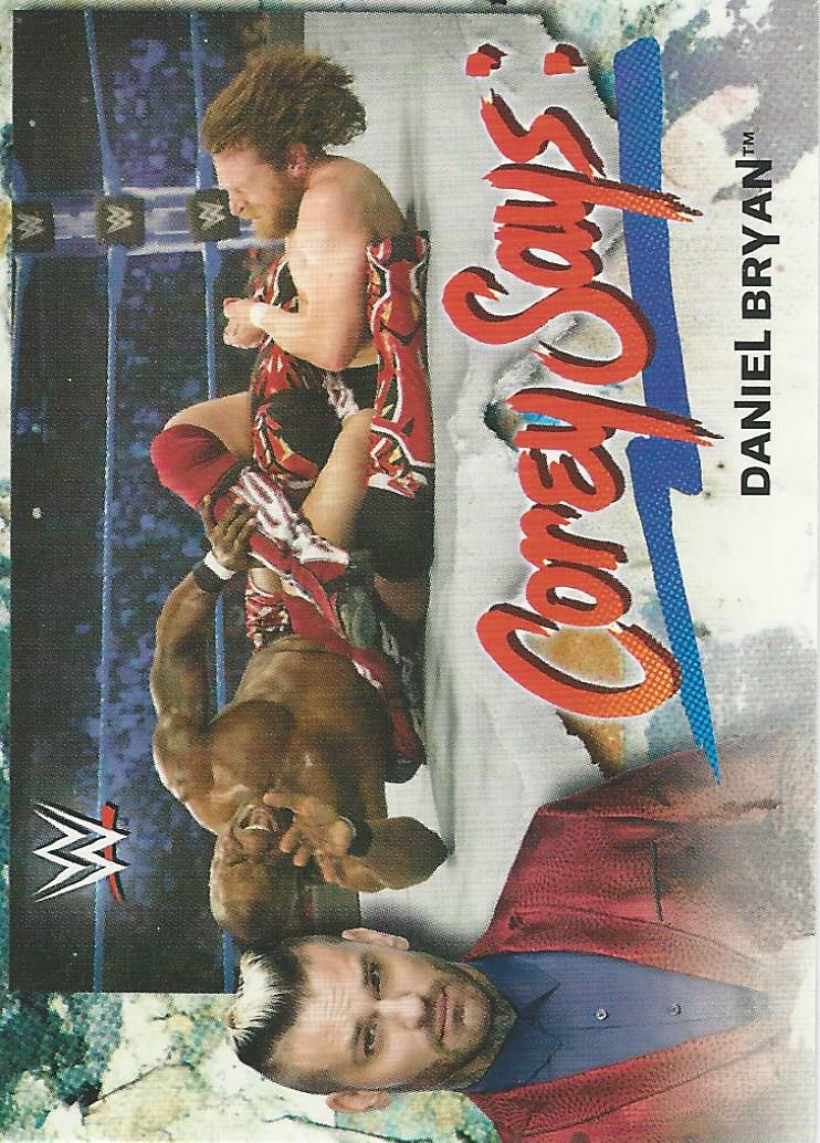 WWE Topps Smackdown 2019 Trading Cards Daniel Bryan CG-7