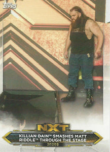 WWE Topps NXT 2020 Trading Cards Killian Dain No.8