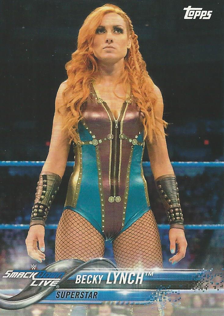 WWE Topps Then Now Forever 2018 Trading Cards Becky Lynch No.108