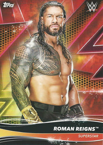 Topps WWE Superstars 2021 Trading Cards Roman Reigns No.108