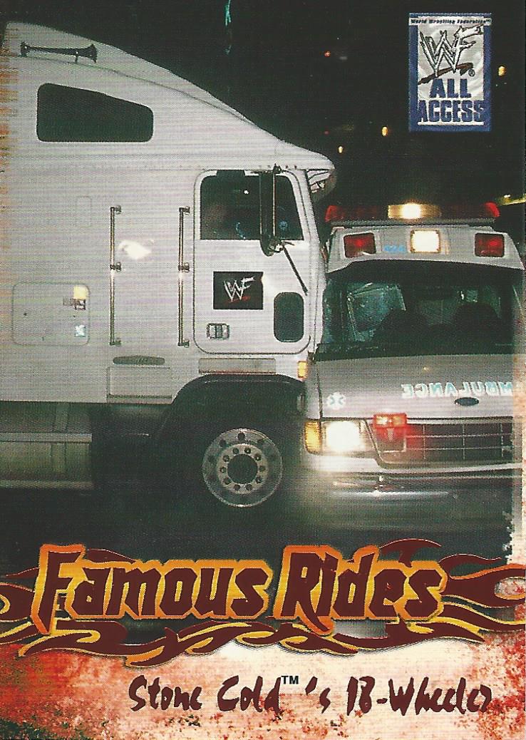 WWF Fleer All Access Trading Cards 2002 Famous Rides FR 10 of 12