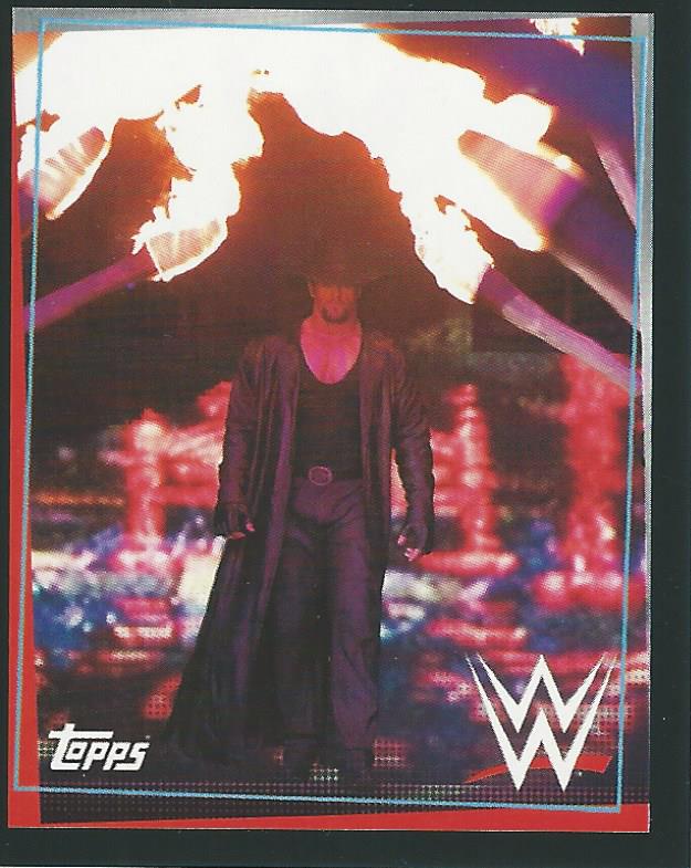 WWE Topps Road to Wrestlemania Stickers 2021 Undertaker No.108