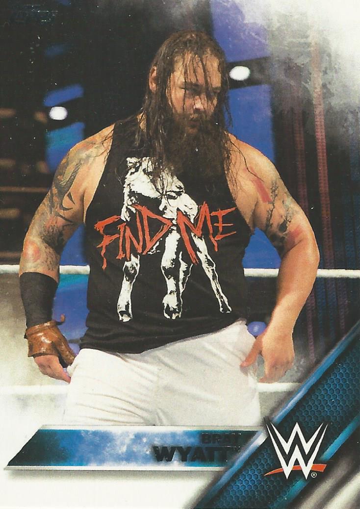 WWE Topps Then Now Forever 2016 Trading Cards Bray Wyatt No.108