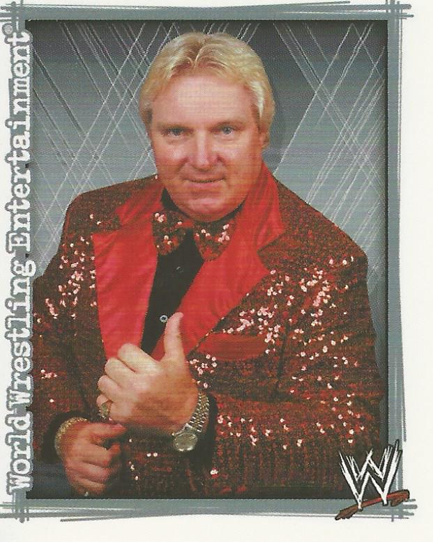 WWE Topps Superstars Uncovered 2007 Sticker Collection Bobby Heenan No.108