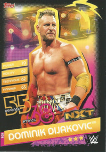 WWE Topps Slam Attax Reloaded 2020 Trading Card Dominik Dijakovic No.108 NXT