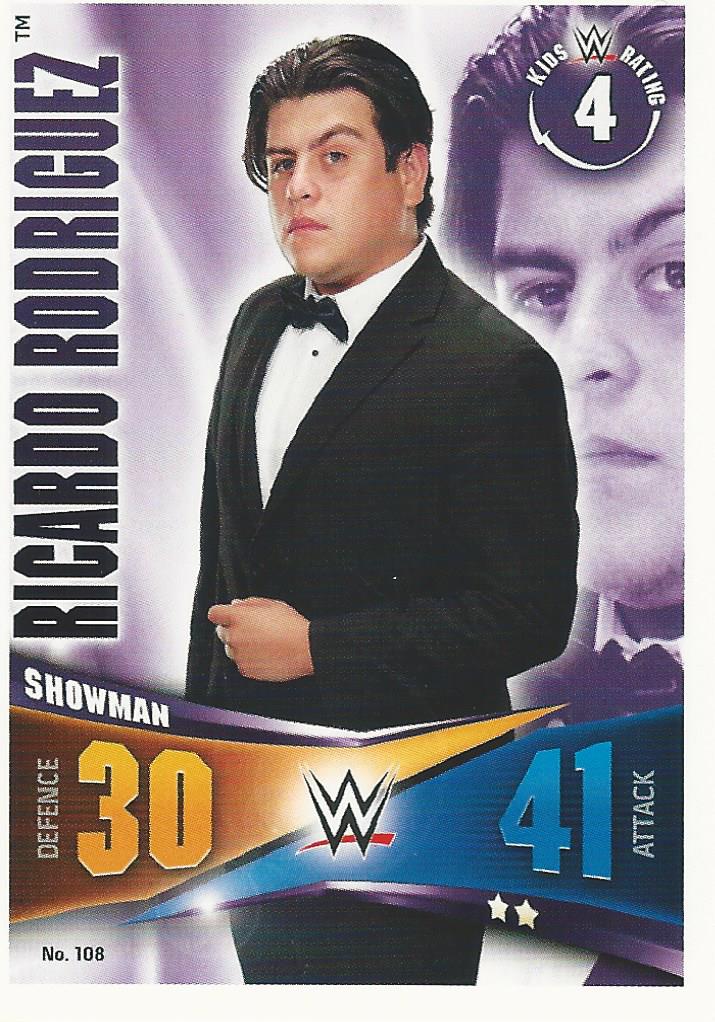 WWE Topps Slam Attax Rivals 2014 Trading Card Ricardo Rodriguez