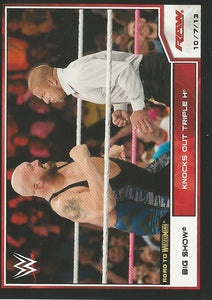 WWE Topps Road to Wrestlemania 2014 Trading Cards Big Show No.48