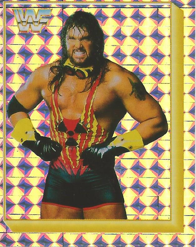 WWF Merlin Sticker Collection 1994 Adam Bomb No.109 Version 2