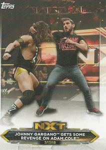 WWE Topps NXT 2020 Trading Cards Johnny Gargano No.9